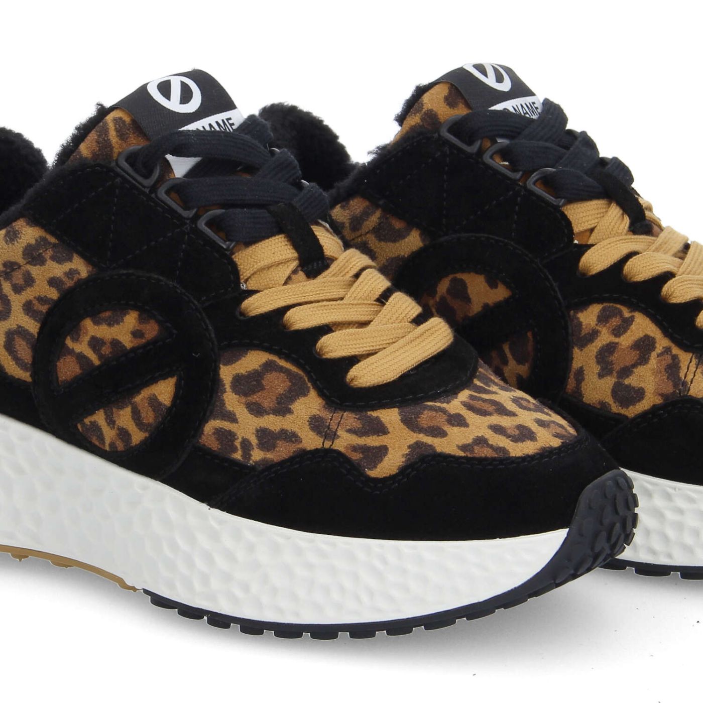 CARTER JOGGER W - SDE/SDE L/CCOON - BLACK/LEOPARD